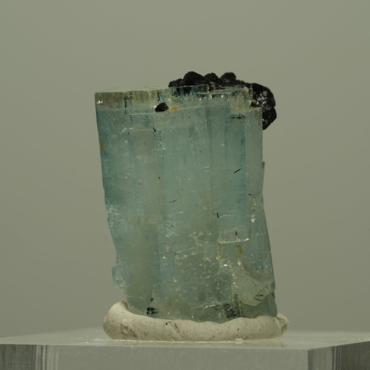 Aquamarin, Fluorit, Schörl Turmalin, Muskovit Stufe Erongo, Namibia 21*14*13mm #14973