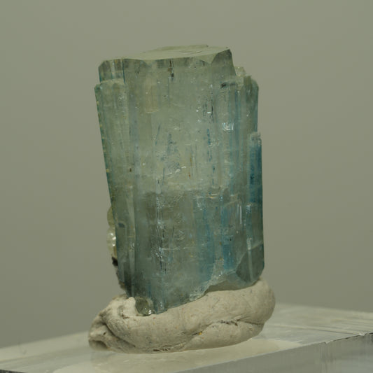 Aquamarin, Schörl Turmalin, Muskovit Stufe Erongo, Namibia 24*16*12mm #14974
