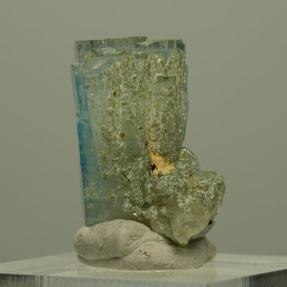 Aquamarin, Schörl Turmalin, Muskovit Stufe Erongo, Namibia 24*16*12mm #14974