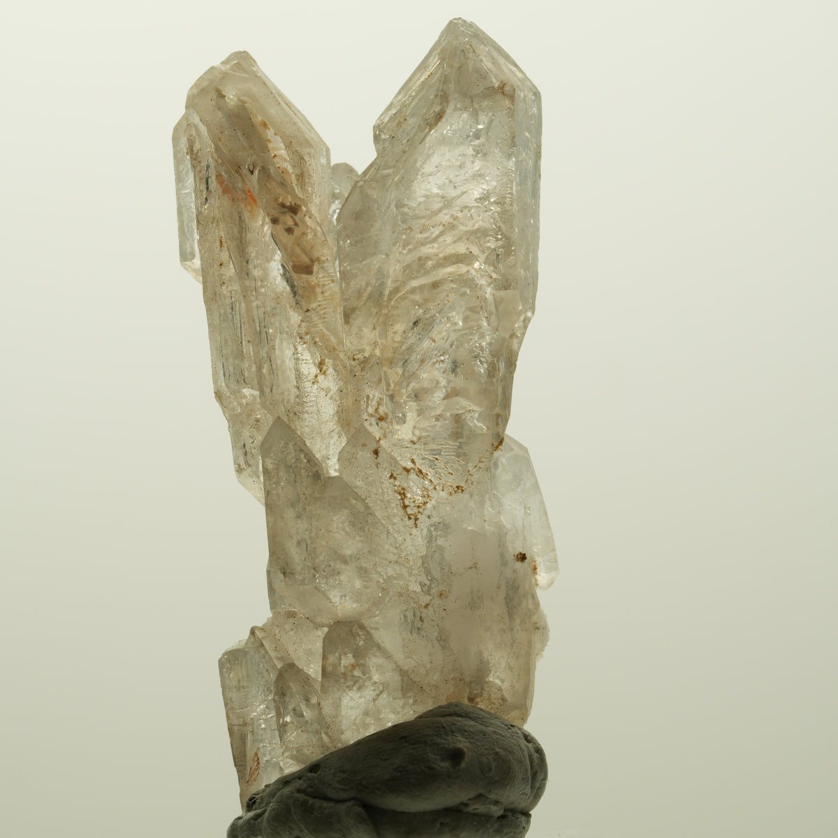 Skelett Phantom Rauchquarz Doppelender Gruppe Goboboseb, Namibia 53*25*16mm #14976