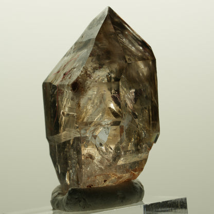 Enhydro Skelett Fenster Phantom Rauchquarz Zepter, 2x Blase Goboboseb, Namibia 44*31*21mm #14981