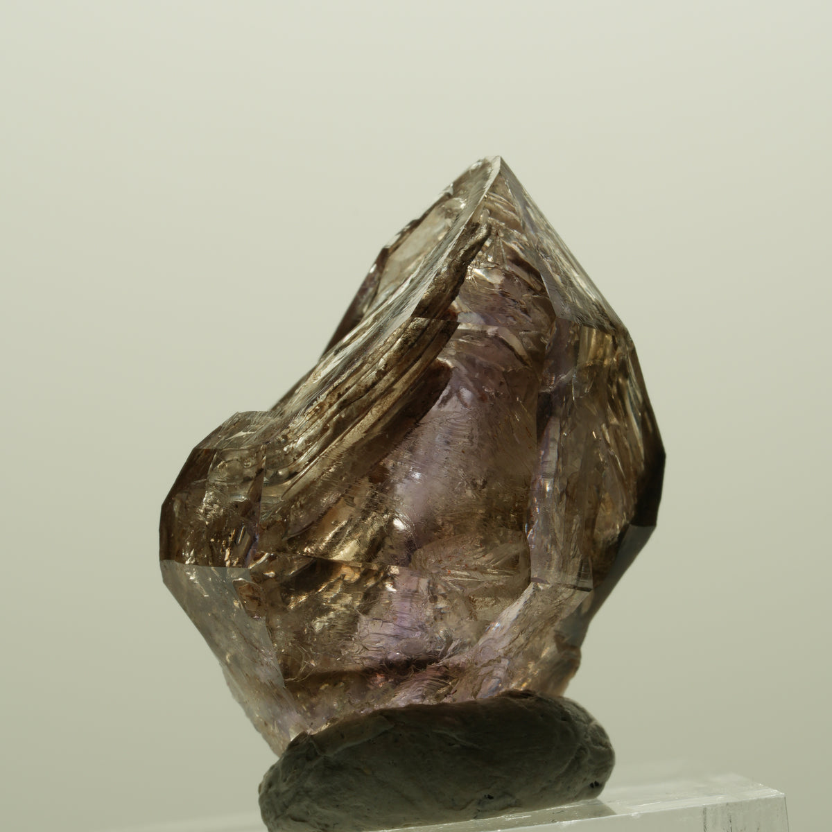Seltene Skelett Phantom Amethyst Fenster Zepter Spitze Goboboseb, Namibia 30*27*21mm #14984