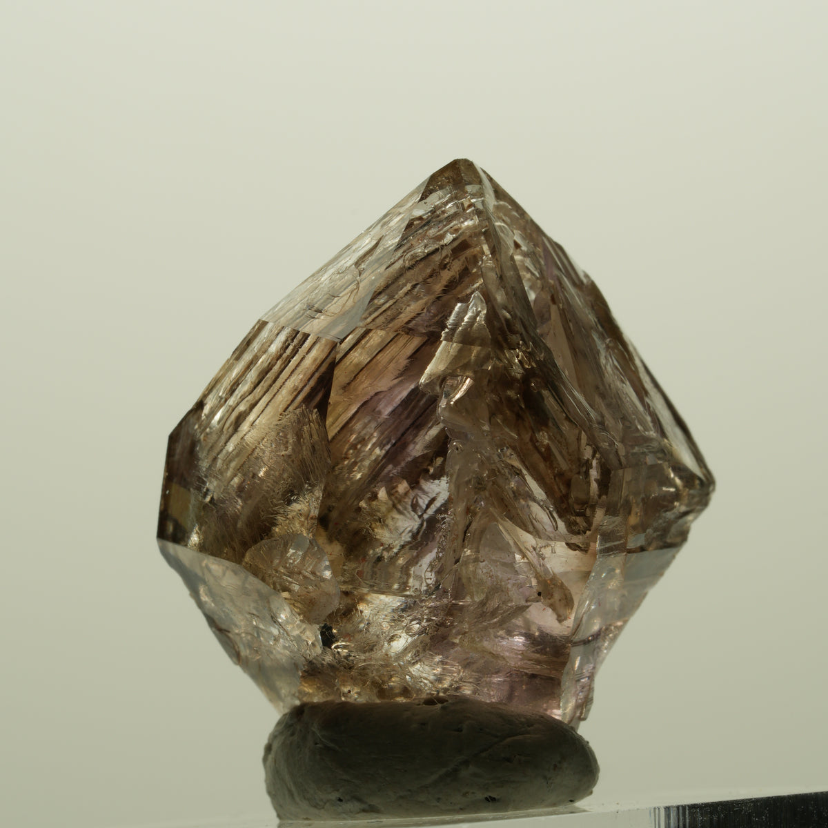 Seltene Skelett Phantom Amethyst Fenster Zepter Spitze Goboboseb, Namibia 30*27*21mm #14984