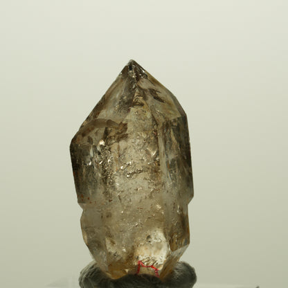 Enhydro Phantom Rauchquarz Skelett Doppelender, 2x Blase Goboboseb, Namibia 34*18*17mm #14987