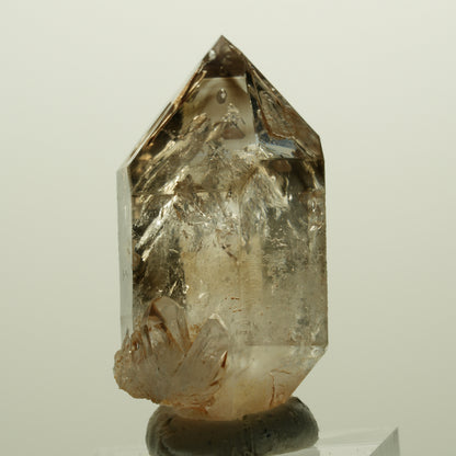 Skelett Phantom Rauchquarz Fenster Doppelender Spitze Goboboseb, Namibia 41*22*19mm #14988