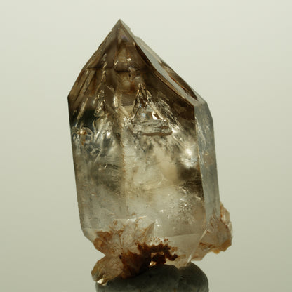 Skelett Phantom Rauchquarz Fenster Doppelender Spitze Goboboseb, Namibia 41*22*19mm #14988