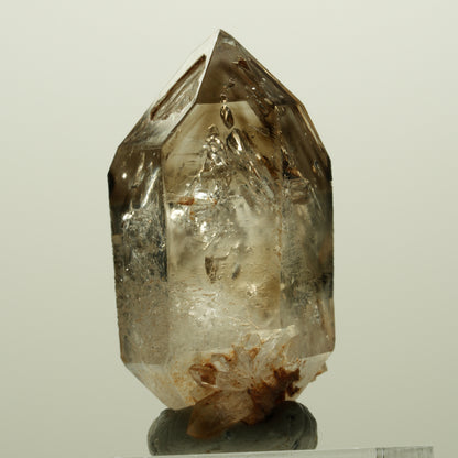 Skelett Phantom Rauchquarz Fenster Doppelender Spitze Goboboseb, Namibia 41*22*19mm #14988
