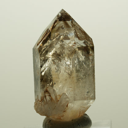 Skelett Phantom Rauchquarz Fenster Doppelender Spitze Goboboseb, Namibia 41*22*19mm #14988