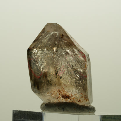 Enhydro Skelett Fenster Phantom Rauchquarz Zepter, 3x Blase Goboboseb, Namibia 32*23*18mm #14989