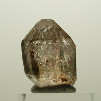 Enhydro Skelett Fenster Phantom Rauchquarz Zepter, 3x Blase Goboboseb, Namibia 32*23*18mm #14989