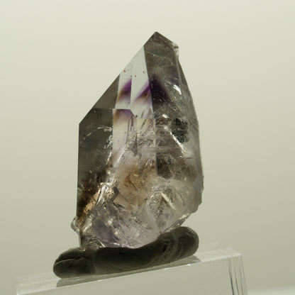Harlekin Lemurian Phantom Amethyst Spitze Streep Mine, Goboboseb, Namibia 32*15*15mm #14994