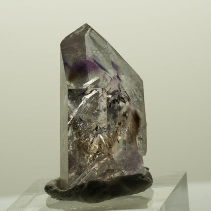 Harlekin Lemurian Phantom Amethyst Spitze Streep Mine, Goboboseb, Namibia 32*15*15mm #14994