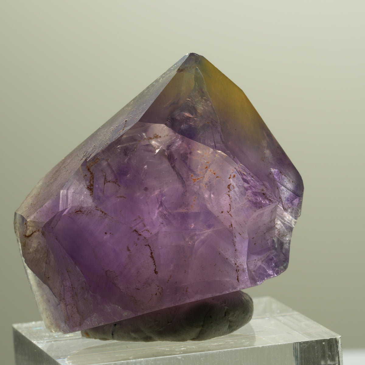 Seltene Skelett Phantom Amethyst Spitze Goboboseb, Namibia 32*27*23mm #14995