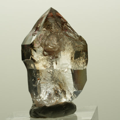 Enhydro Skelett Fenster Phantom Rauchquarz Zepter, 1x Blase Goboboseb, Namibia 36*23*18mm #14996