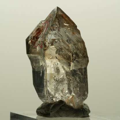 Enhydro Skelett Fenster Phantom Rauchquarz Zepter, 1x Blase Goboboseb, Namibia 36*23*18mm #14996