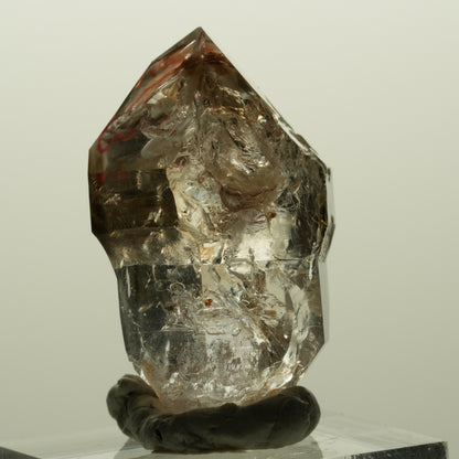Enhydro Skelett Fenster Phantom Rauchquarz Zepter, 1x Blase Goboboseb, Namibia 36*23*18mm #14996