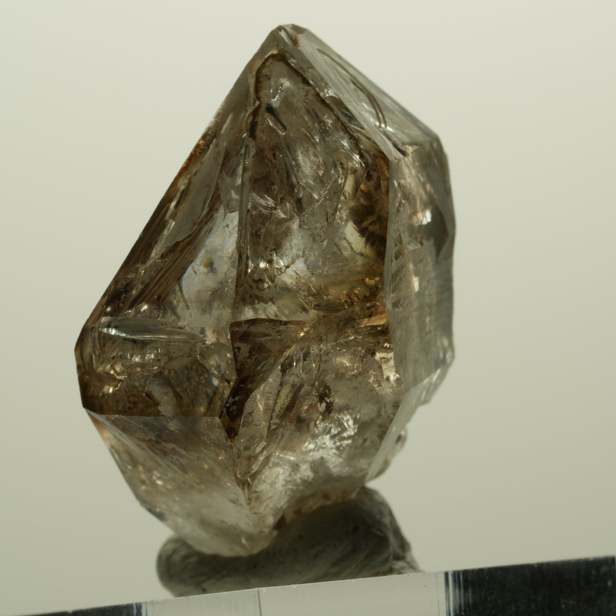 Skelett Fenster Phantom Rauchquarz Zepter Spitze Goboboseb, Namibia 36*29*20mm #14997
