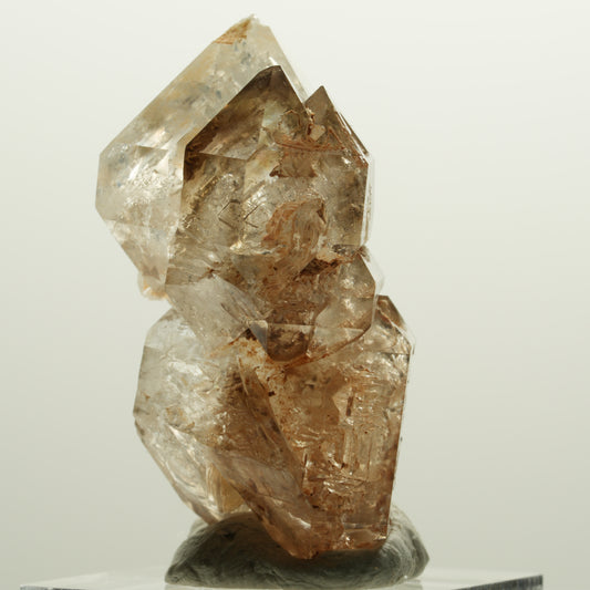 Skelett Phantom Rauchquarz Doppelender Gruppe Goboboseb, Namibia 45*25*18mm #14998