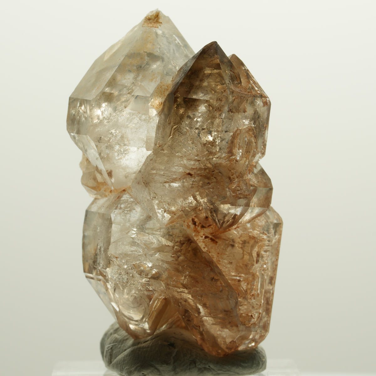 Skelett Phantom Rauchquarz Doppelender Gruppe Goboboseb, Namibia 45*25*18mm #14998