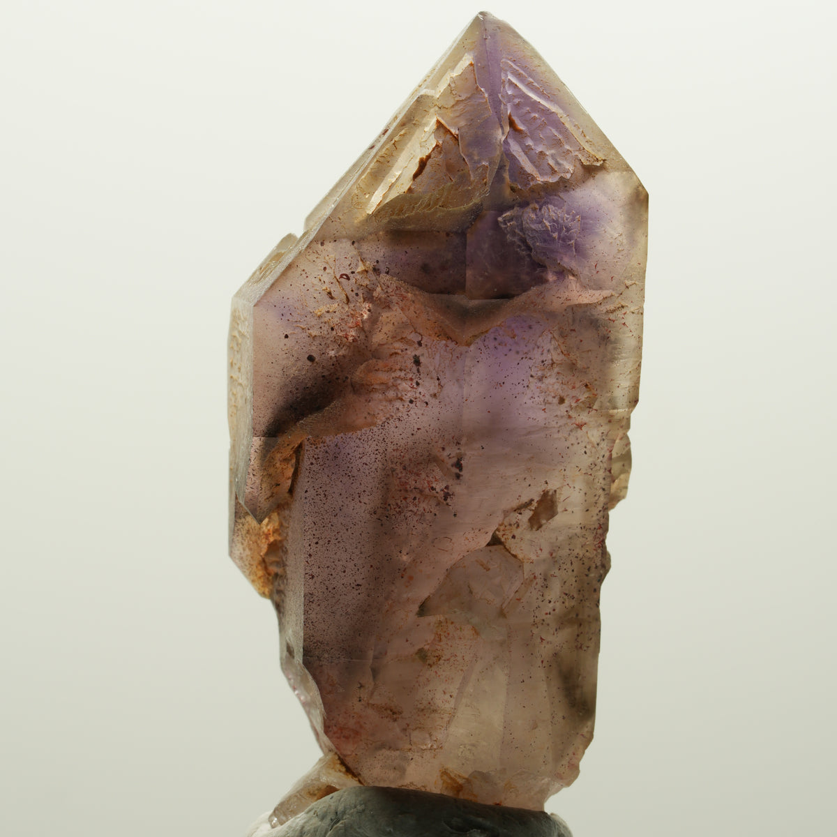 Seltene Phantom Amethyst Skelett Zepter Spitze Brandberg, Namibia 58*27*24mm #14999