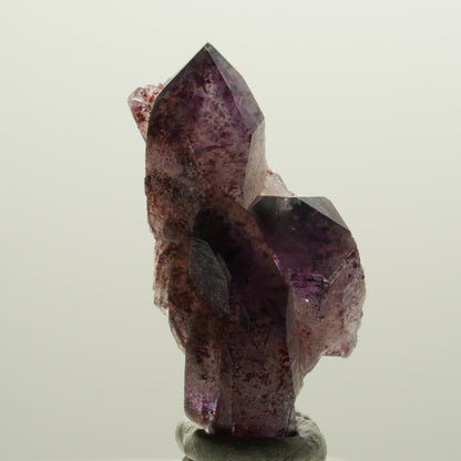 Seltene Phantom Skelett Amethyst mit Eisen Spitze Brandberg, Namibia 43*26*20mm #15000