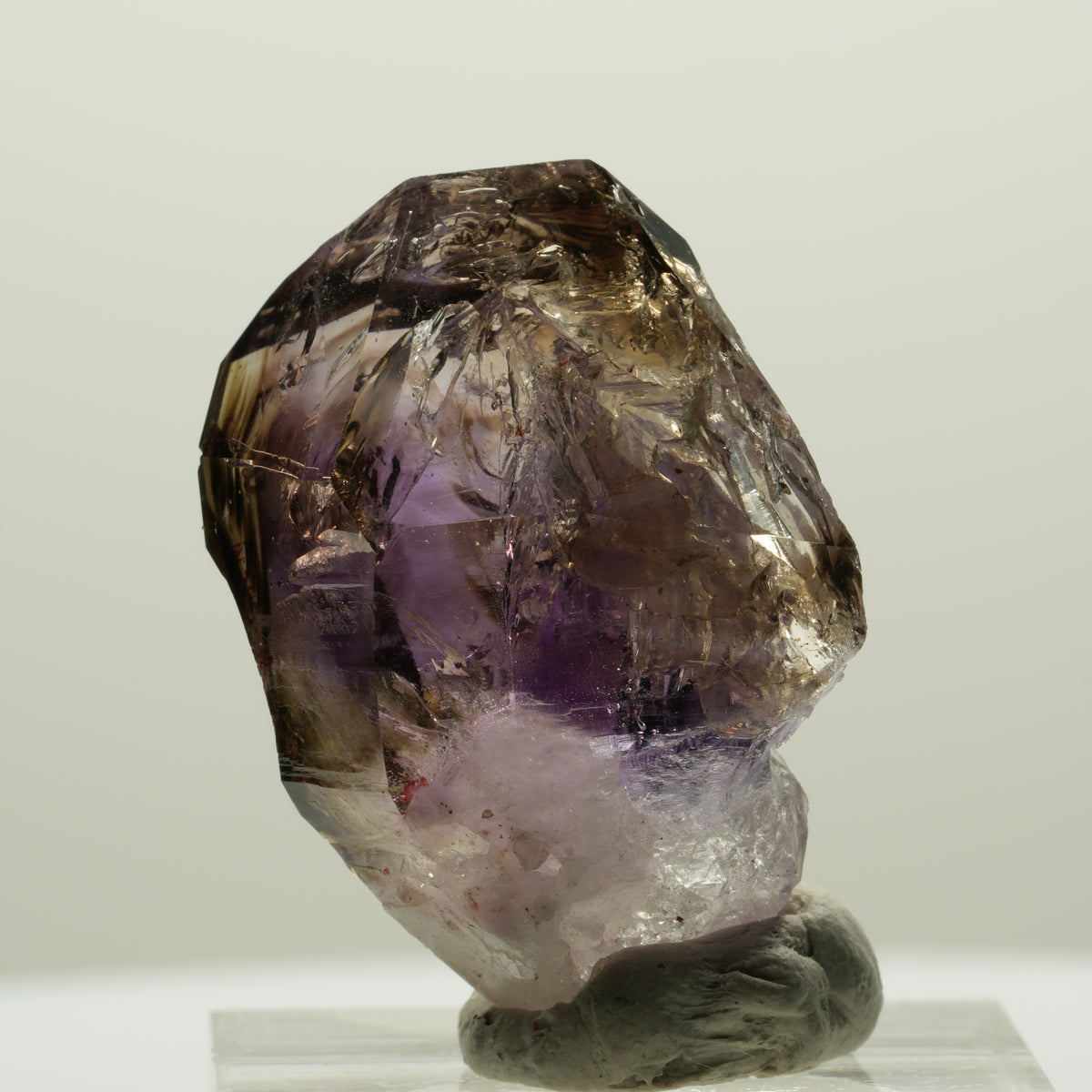 Skelett Phantom Amethyst Doppelender Zepter Spitze Goboboseb, Namibia 33*24*21mm #15001