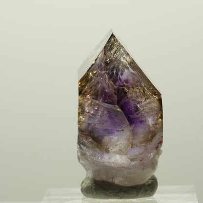 Skelett Phantom Amethyst Doppelender Zepter Spitze Goboboseb, Namibia 33*24*21mm #15001