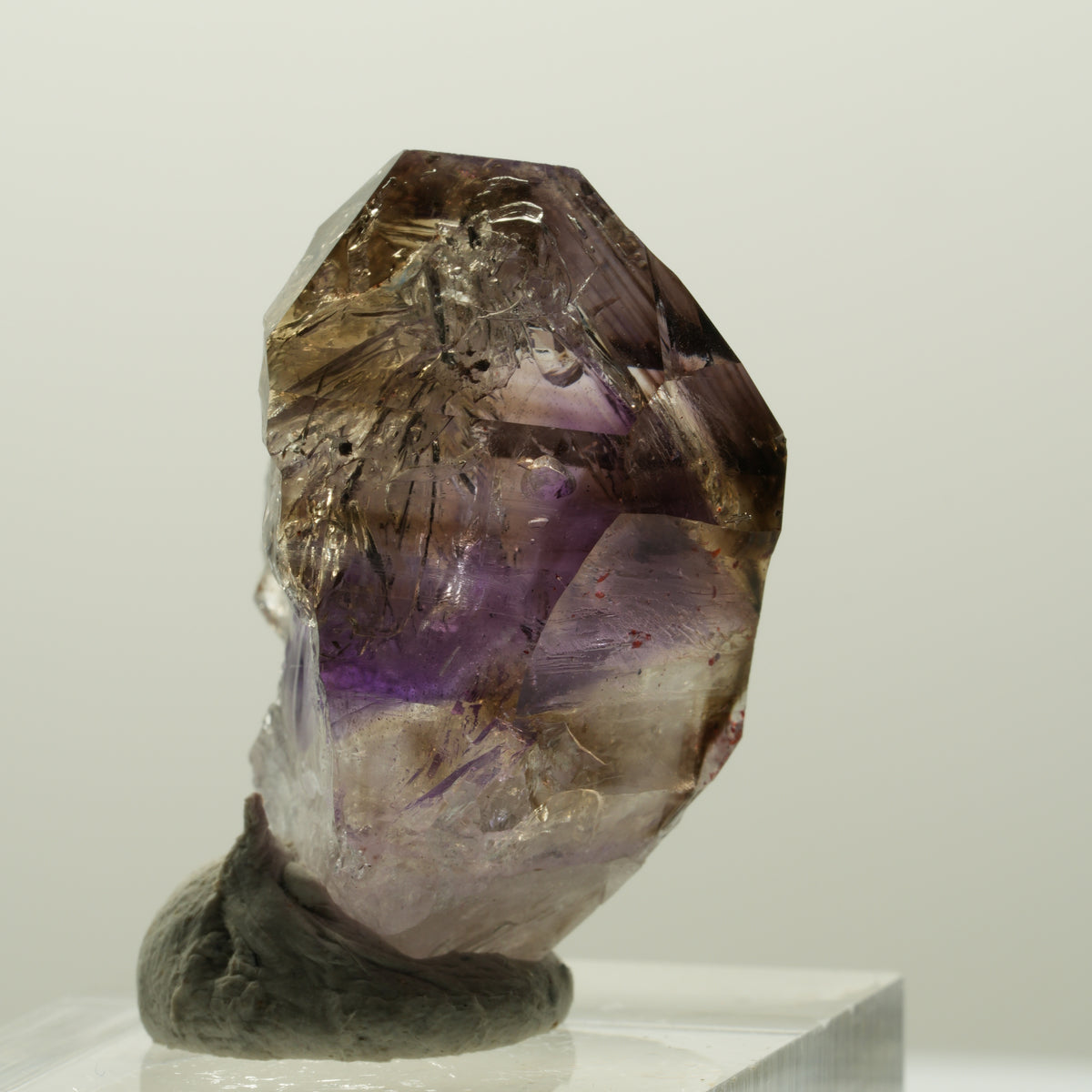 Skelett Phantom Amethyst Doppelender Zepter Spitze Goboboseb, Namibia 33*24*21mm #15001
