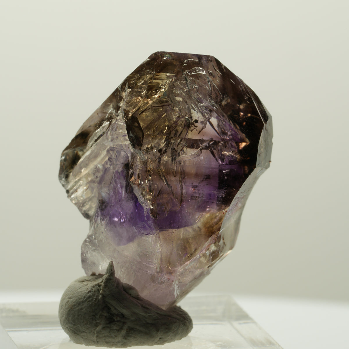Skelett Phantom Amethyst Doppelender Zepter Spitze Goboboseb, Namibia 33*24*21mm #15001