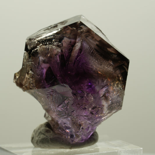 Skelett Phantom Amethyst Doppelender Zepter Spitze Goboboseb, Namibia 34*33*32mm #15002
