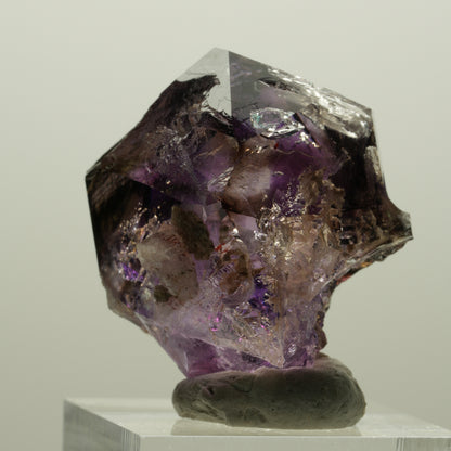 Skelett Phantom Amethyst Doppelender Zepter Spitze Goboboseb, Namibia 34*33*32mm #15002