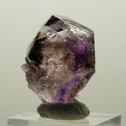 Skelett Phantom Amethyst Doppelender Zepter Spitze Goboboseb, Namibia 34*33*32mm #15002