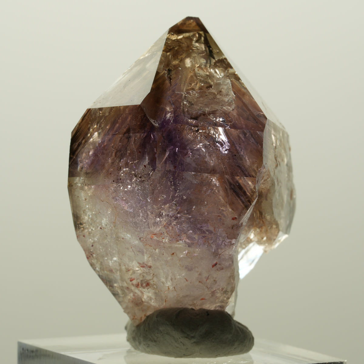 Skelett Phantom Amethyst Doppelender Zepter Spitze Goboboseb, Namibia 36*26*25mm #15003