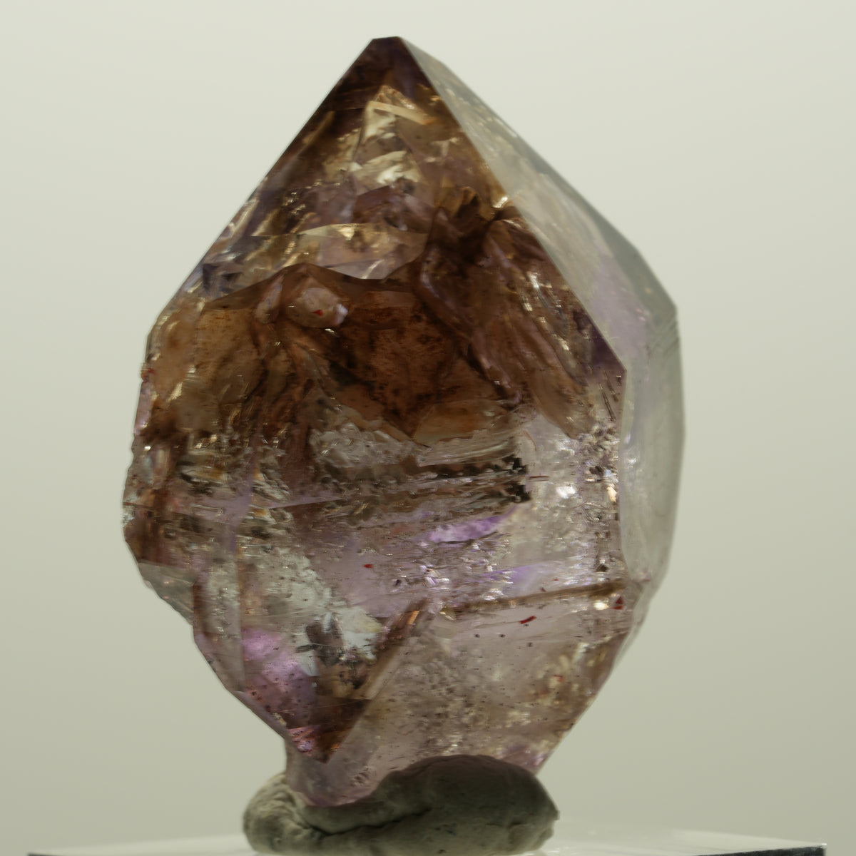 Skelett Phantom Amethyst Doppelender Zepter Spitze Goboboseb, Namibia 36*26*25mm #15003