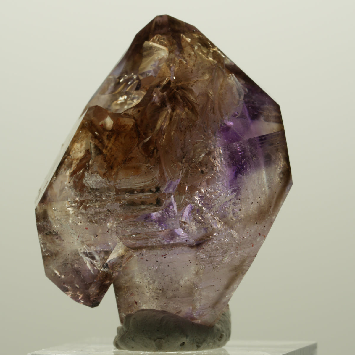 Skelett Phantom Amethyst Doppelender Zepter Spitze Goboboseb, Namibia 36*26*25mm #15003