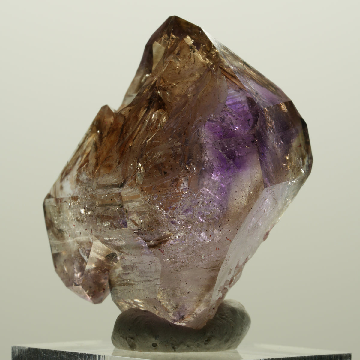 Skelett Phantom Amethyst Doppelender Zepter Spitze Goboboseb, Namibia 36*26*25mm #15003