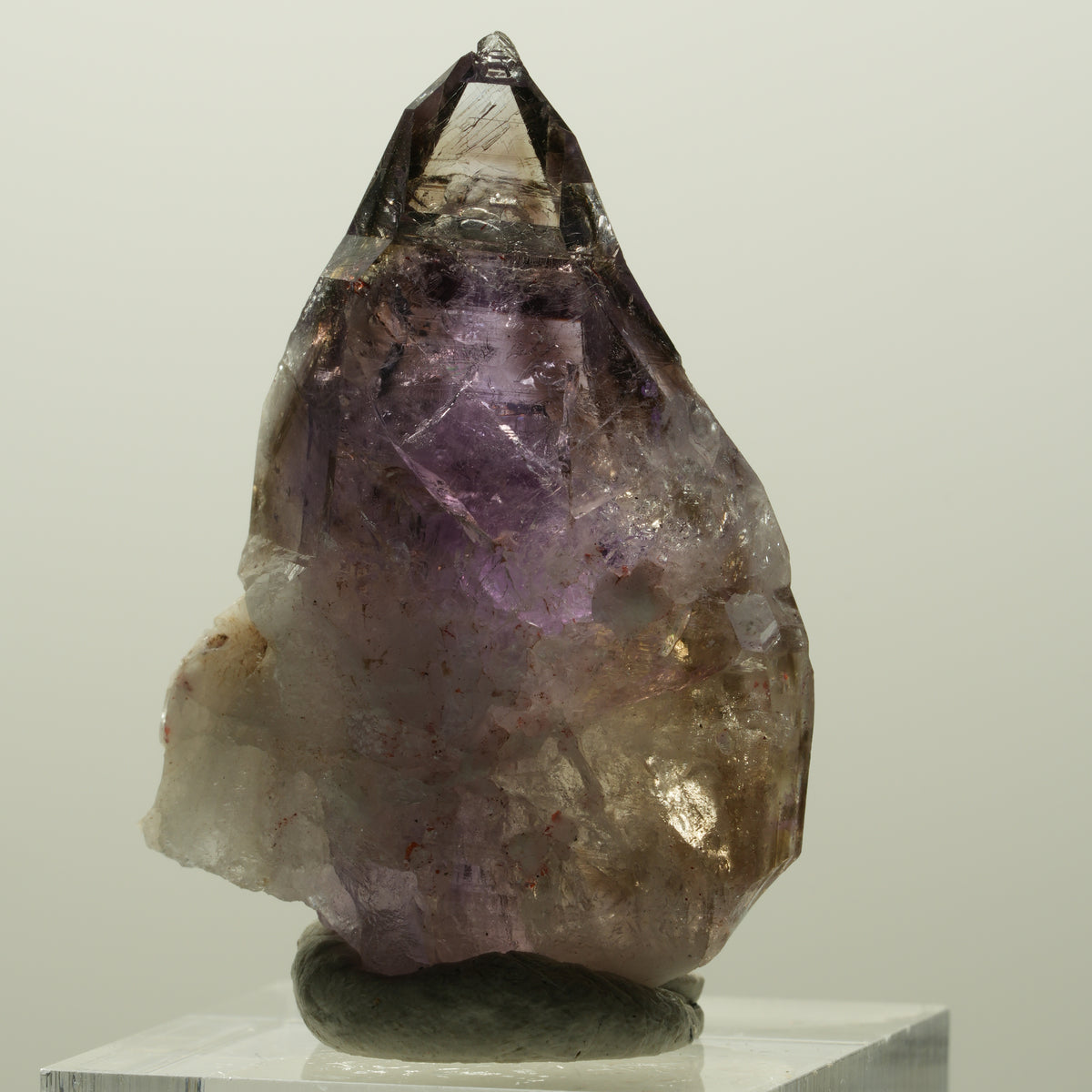 Skelett Phantom Amethyst Doppelender Zepter Spitze Goboboseb, Namibia 42*27*15mm #15004