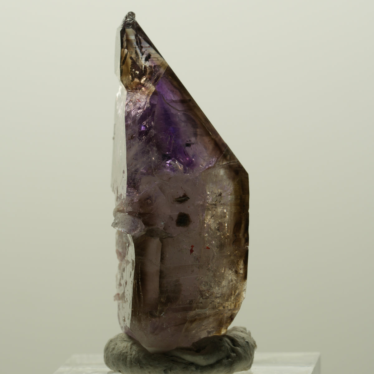 Skelett Phantom Amethyst Doppelender Zepter Spitze Goboboseb, Namibia 42*27*15mm #15004