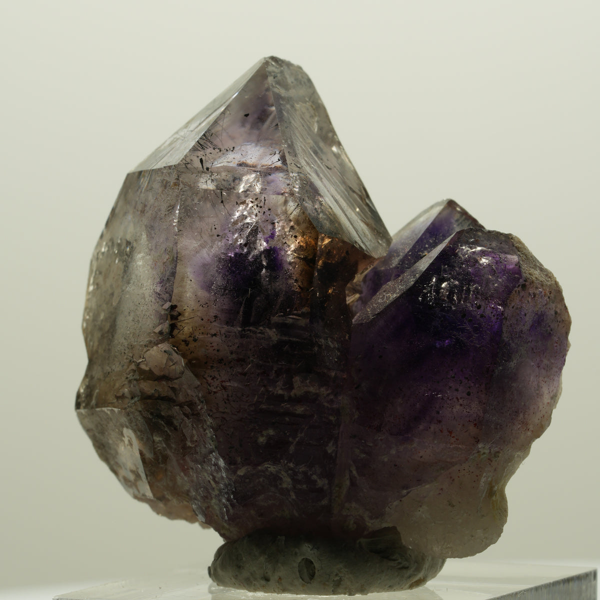 Skelett Phantom Amethyst Doppelender Zepter Gruppe Brandberg, Namibia 39*36*27mm #15005