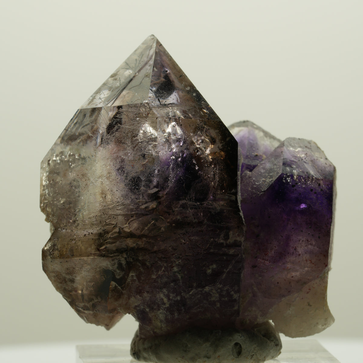 Skelett Phantom Amethyst Doppelender Zepter Gruppe Brandberg, Namibia 39*36*27mm #15005