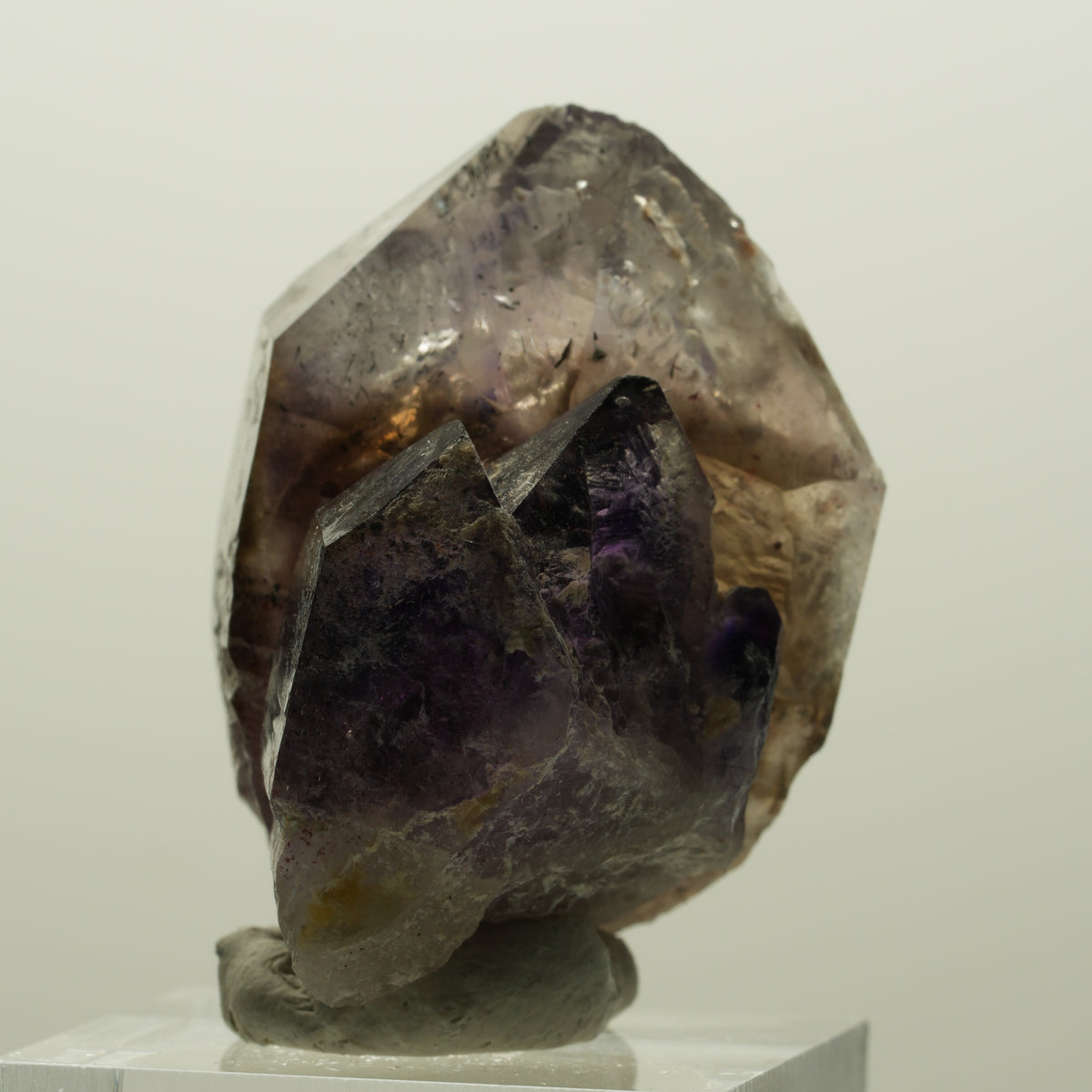 Skelett Phantom Amethyst Doppelender Zepter Gruppe Brandberg, Namibia 39*36*27mm #15005