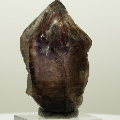 Enhydro Skelett Phantom Amethyst, große Blase Brandberg, Namibia 50*35*23mm #15006