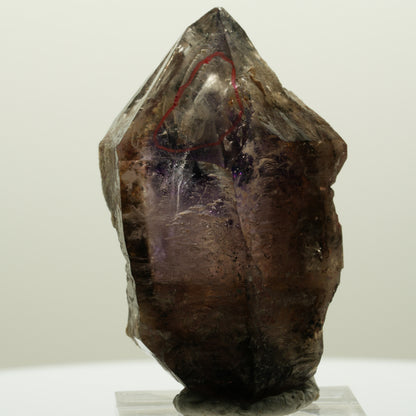 Enhydro Skelett Phantom Amethyst, große Blase Brandberg, Namibia 50*35*23mm #15006