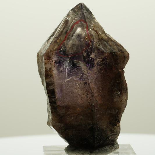 Enhydro Skelett Phantom Amethyst, große Blase Brandberg, Namibia 50*35*23mm #15006
