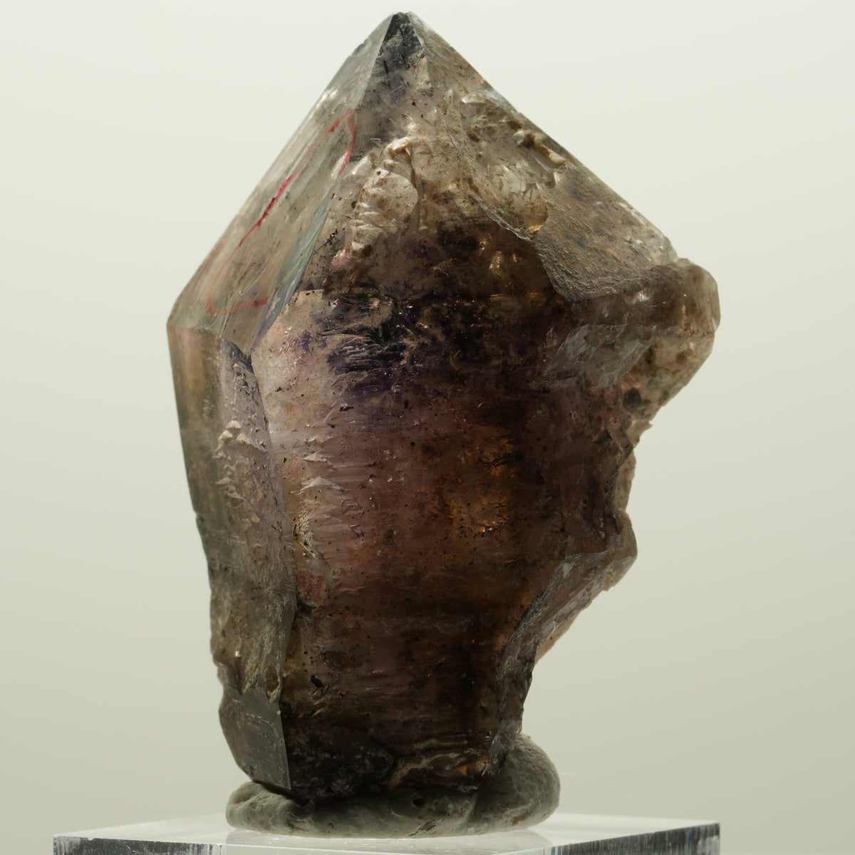Enhydro Skelett Phantom Amethyst, große Blase Brandberg, Namibia 50*35*23mm #15006
