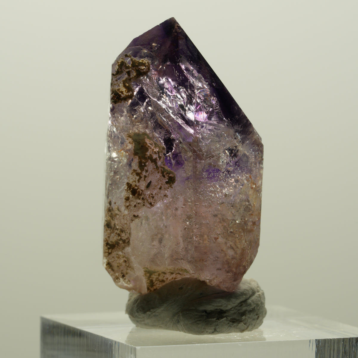 Seltene Skelett Phantom Amethyst Spitze Goboboseb, Namibia 36*20*18mm #15007