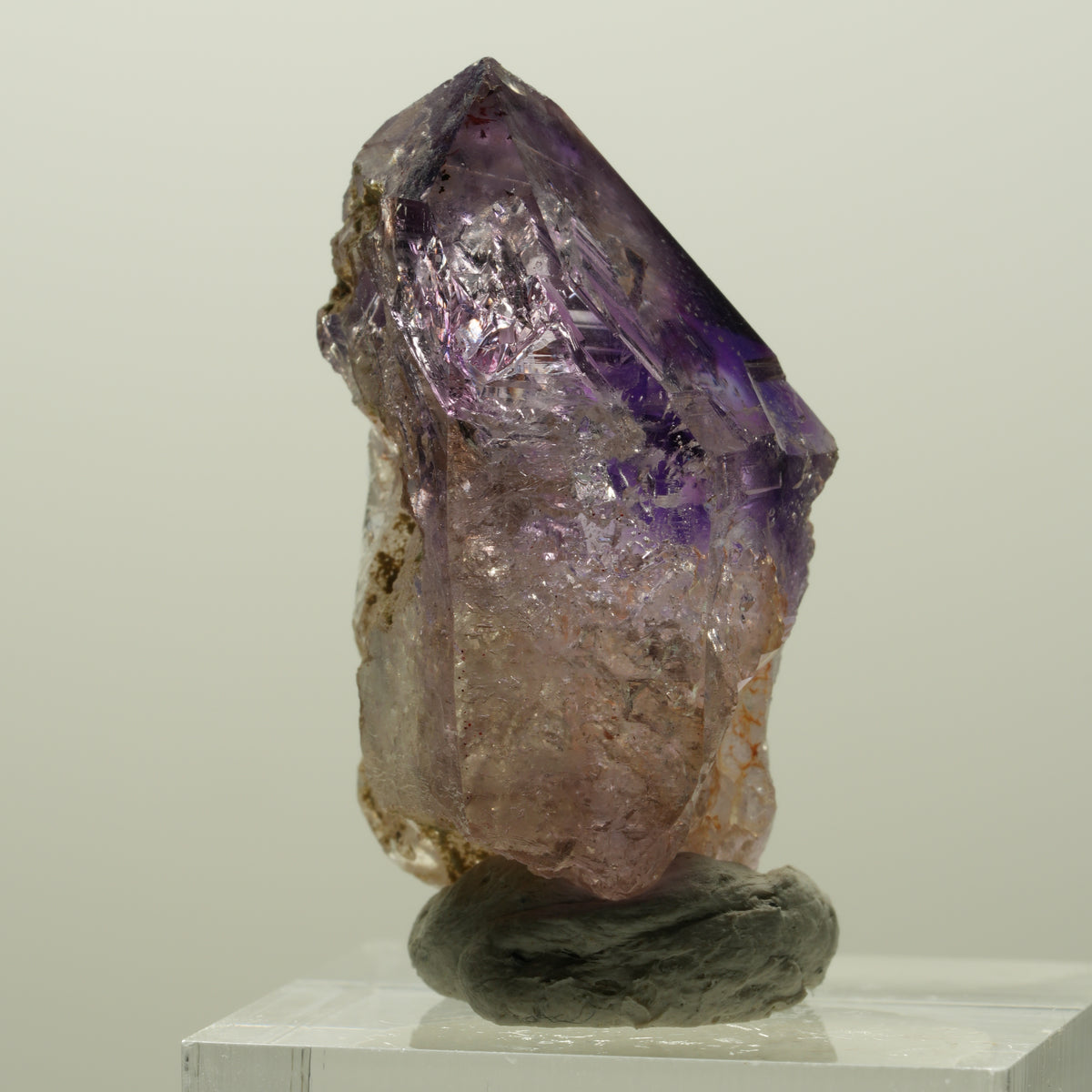 Seltene Skelett Phantom Amethyst Spitze Goboboseb, Namibia 36*20*18mm #15007