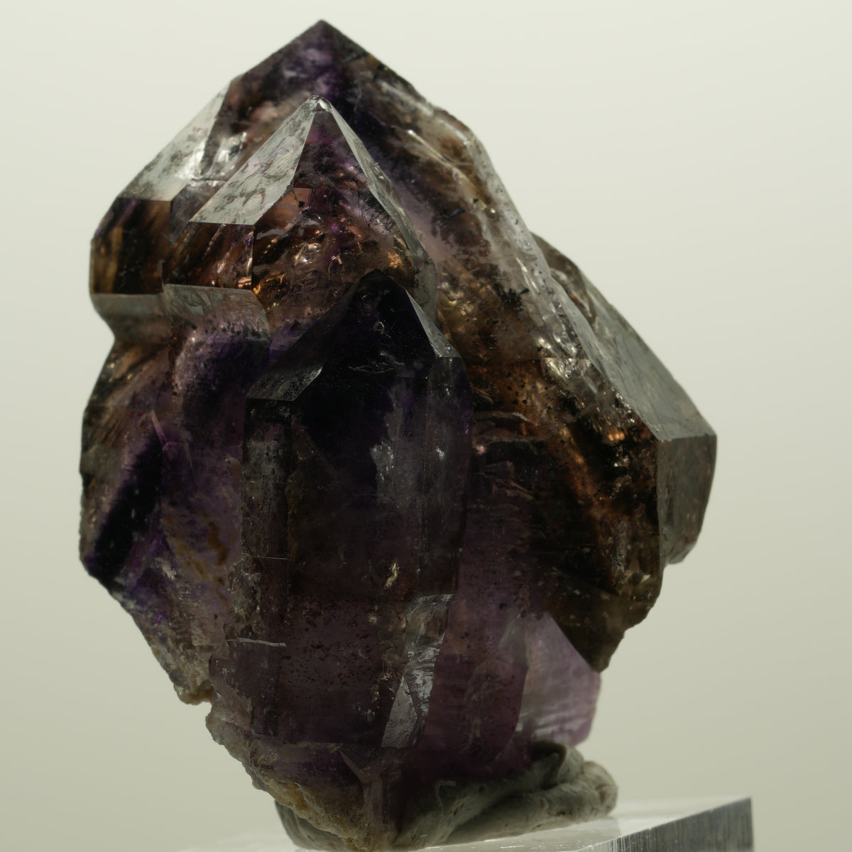 Skelett Phantom Amethyst Doppelender Zepter Gruppe Goboboseb, Namibia 51*38*38mm #15008