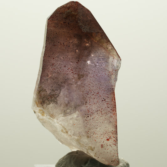Seltene Phantom Skelett Amethyst mit Eisen Spitze Goboboseb, Namibia 55*26*17mm #15010