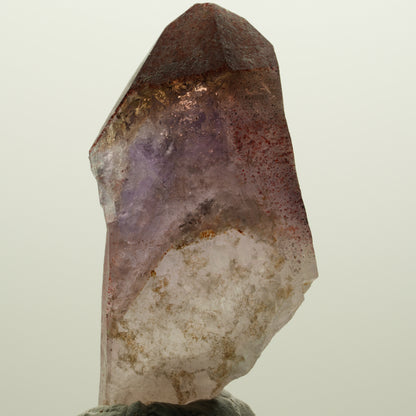 Seltene Phantom Skelett Amethyst mit Eisen Spitze Goboboseb, Namibia 55*26*17mm #15010